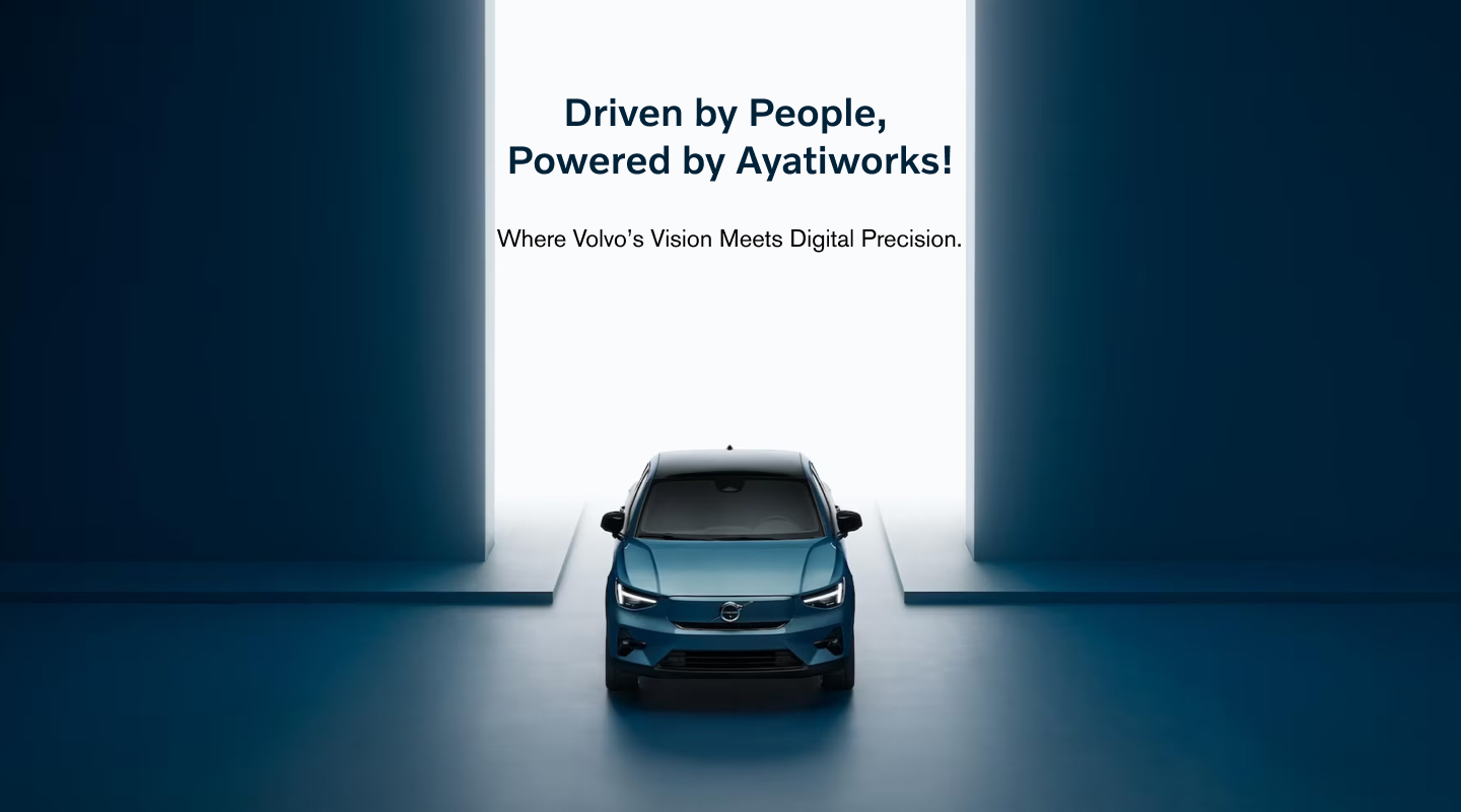 Volvo XC90 aerial view